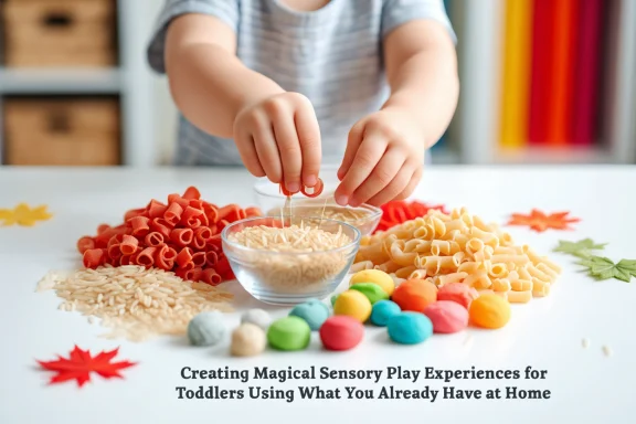 Creating Sensory Play Experiences for Toddlers at Home